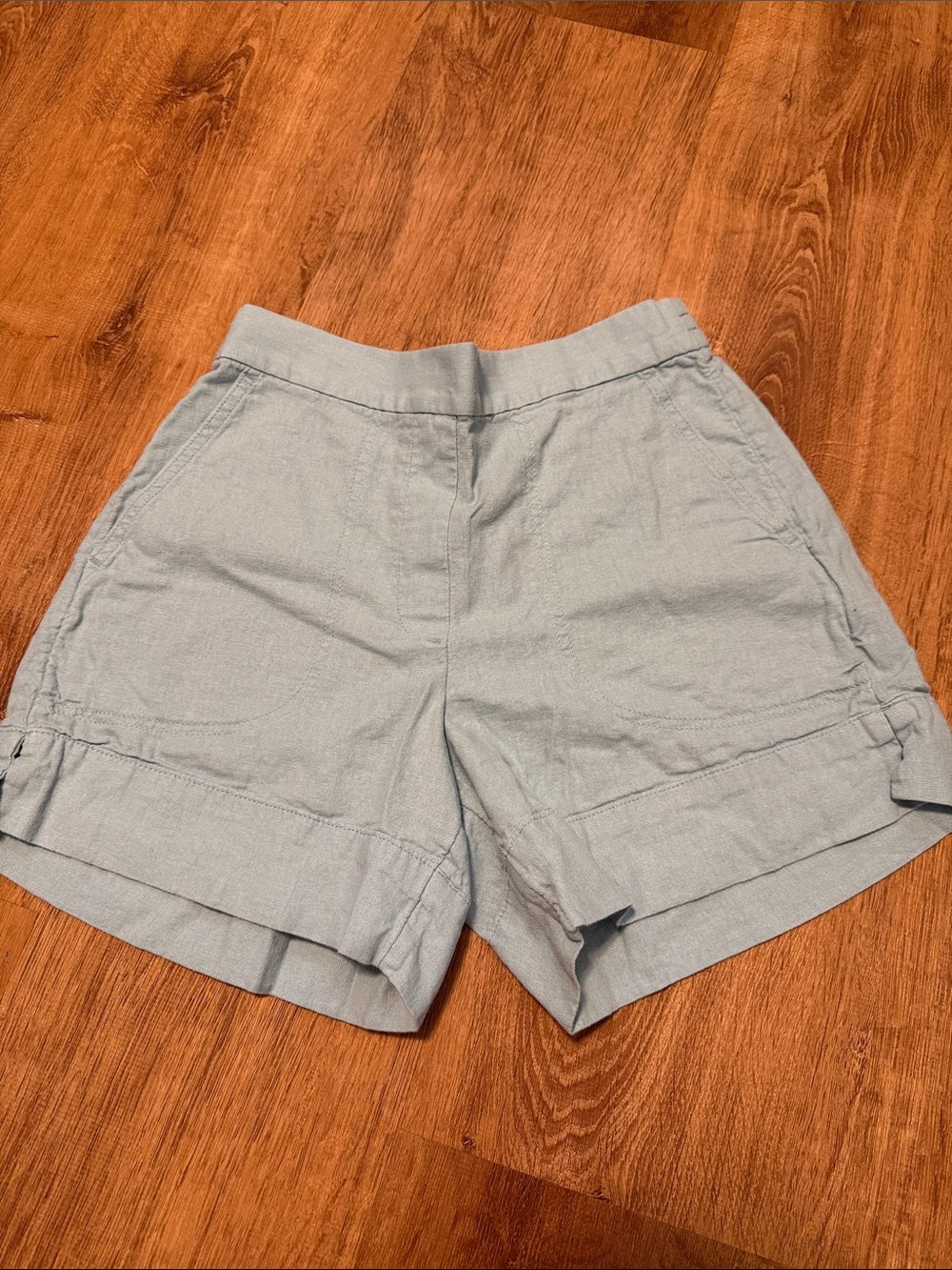 Banana Republic High-Rise Linen-Blend Shorts